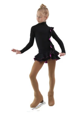 IceDress Figure Skating Dress - Thermal - Flamenco (Black With Purple) -Paramount Happy Shop 01e656498886 73515 51366 03081.1582513876