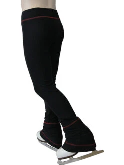 IceDress - Sweatpants - Drape (Black With Red Stitching)