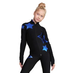 IceDress Figure Skating Pants - Thermal - Star Sky (Black With Cornflower Blue) -Paramount Happy Shop 077b3c0c08d2 28719 64955 31039.1601469343