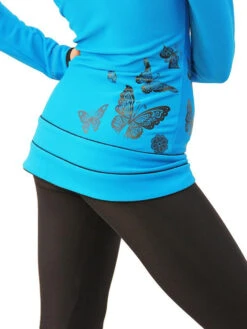 IceDress Figure Skating Outfit - Thermal - Flying (Blue With Black) -Paramount Happy Shop 0953c25d802f 17382 63044 37592.1582434821