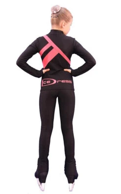 IceDress Figure Skating Outfit - Thermal - IceDress (Black With Coral) -Paramount Happy Shop 0da1024d3c3e 67820 12137 97054.1582436744
