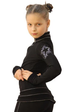 IceDress Figure Skating Outfit - Thermal - Silver Star (Black And Silver) -Paramount Happy Shop 0f982db5b804 92069 30764 50852.1582448066