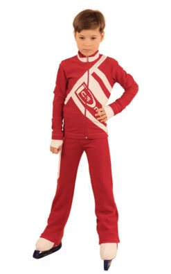 IceDress Figure Skating Outfit - Thermal - IceDress For Boys(15% OFF, Size CXS, Red With White)