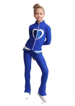 IceDress Figure Skating Outfit - Thermal - Tutti Frutti(Cornflower, White) -Paramount Happy Shop 1 66561 09149 33579.1582510549
