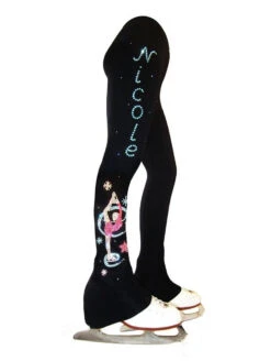 Colorfull Biellmann Ice Skating Pants Personalized With Name (Final Sale)