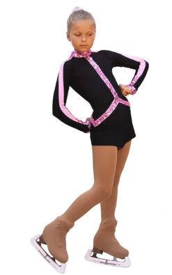 IceDress Figure Skating Dress - Arabesque 2 (Black With Pink Rhinestones) -Paramount Happy Shop 1ec049824e136eaf73c9572ecc404747 49557 15358 13495 66799 42483 63734.1582448109