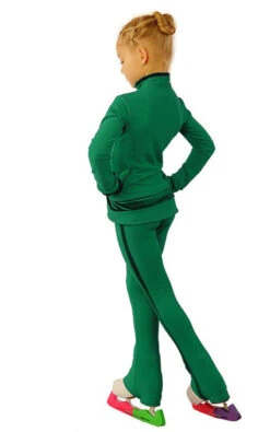 IceDress Figure Skating Outfit - Thermal - Butterfly(Green With Velvet And Crystals Preciosa) -Paramount Happy Shop 1ee31a66ca68 99514 79665 18189.1582435700