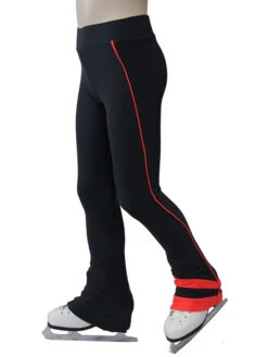 IceDress - Sweatpants - Rays (Black With Orange Lines)