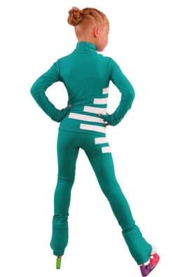 IceDress Figure Skating Outfit - Thermal - IceCode (Emerald With White) -Paramount Happy Shop 24a1f169b75e 62624 50663 36567.1582461564