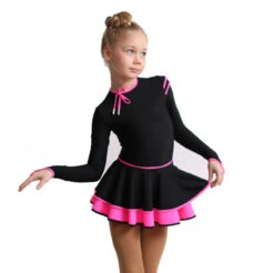 IceDress Figure Skating Dress - Thermal - Duet (Black With Hot Pink) -Paramount Happy Shop 270bdd336fe2 50512 13546 48201 54757.1582513124