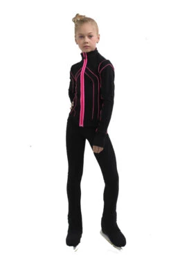 IceDress Figure Skating Pants - Thermal - Kant (Black With Hot Pink) -Paramount Happy Shop 2 35959 38352 62912.1582523397