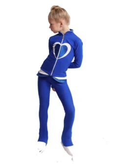 IceDress Figure Skating Outfit - Thermal - Tutti Frutti(Cornflower, White) -Paramount Happy Shop 2 82598 02372 72455.1582510549