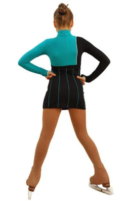 IceDress Figure Skating Dress - Thermal - IceFashion (Black With Emerald) -Paramount Happy Shop 2ecfe3da8a8e 01936 24209 98012.1582470507