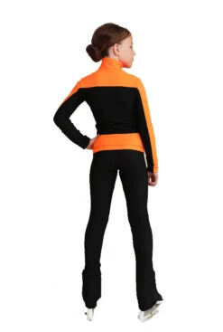 IceDress Figure Skating Pants - Thermal - Bubble Gum (Black, Fluorescent Orange) -Paramount Happy Shop 2fdeeba2a8de 97301 42226 32201.1601498555