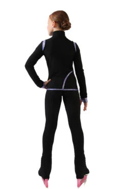 IceDress - Thermal Figure Skating Outfit - Orion (Black And Purple Lycra) -Paramount Happy Shop 3.1672312827 41197.1672314882