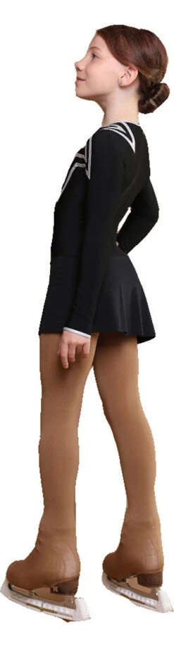 IceDress Figure Skating Dress - Thermal - Constellation (Black With Silver) -Paramount Happy Shop 32ecb5de1b15 44019.1601395567