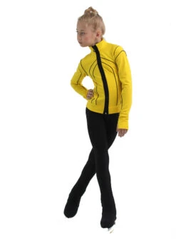 IceDress Figure Skating Pants - Thermal - Kant (Yellow With Black) -Paramount Happy Shop 3 12819 69625 72120.1582524938