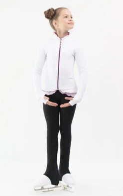 IceDress Figure Skating Outfit - Thermal - Minx (25% OFF, Size AS, White, Purple, Black) -Paramount Happy Shop 3cca36109158 22500 14511.1648556229