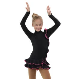IceDress Figure Skating Dress - Thermal - Flamenco (Black With Hot Pink) -Paramount Happy Shop 44a0d4c54a1c 46589 18083 81574.1582511634