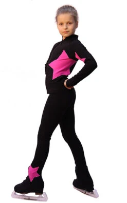 IceDress Figure Skating Pants- Star (10% OFF, Size CM, Black With Pink) -Paramount Happy Shop 497a89b8a096 64372 19020 88717 34303 56960 26639.1684751586