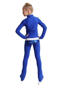 IceDress Figure Skating Outfit - Thermal - Tutti Frutti(Cornflower, White) -Paramount Happy Shop 4 93994 59445.1582434063