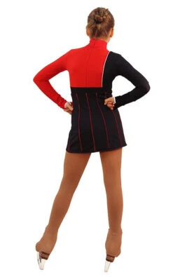 IceDress Figure Skating Dress - Thermal - IceFashion (Black With Red) -Paramount Happy Shop 72144042455a 31339 12937 02674.1582499432