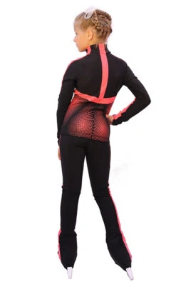 IceDress Ice Skating Outfit - Thermal - Jump (40% OFF, Black With Coral Stripes) -Paramount Happy Shop 7b7b8330a926 21631 99051 17744 76156 67858 54600 06603.1628858796