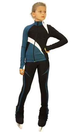 IceDress - IceDress Figure Skating Thermal Pants - Split (Turquoise)