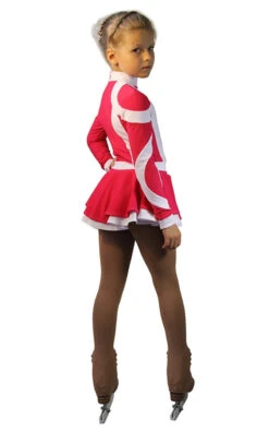 IceDress Figure Skating Dress-Thermal - Cross-Roll (Raspberry And White) -Paramount Happy Shop 8d1668df95433a62d9c93c1ad5a69278 25970 88141 05683 73850 16257 57662.1582448079