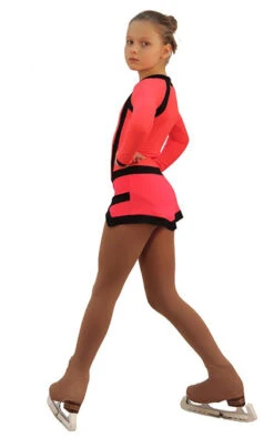 IceDress Figure Skating Dress - Thermal - IceSports (Hot Coral And Black) 5 IceDress Figure Skating Dress - Thermal - IceSports (Hot Coral And Black) -Paramount Happy Shop 8feba2006c7d 28627 21102 68602.1582473988
