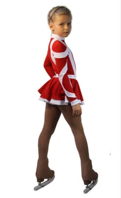 IceDress Figure Skating Dress-Thermal - Cross-Roll (Red And White) -Paramount Happy Shop 9e76a0171da087ba854c922d8cc1d157 69009 16093 16877 23076 59112 39501.1582447889
