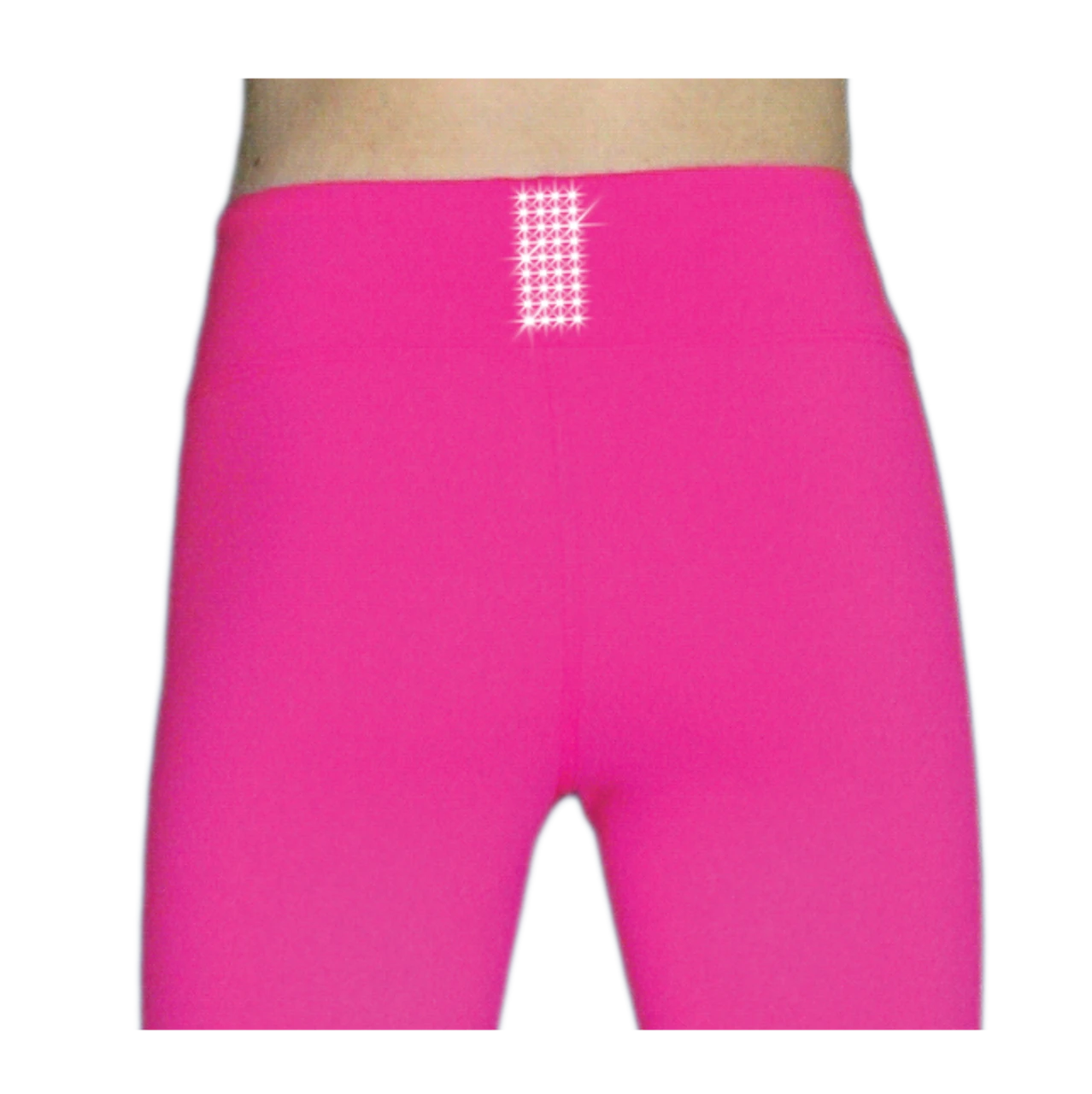 ChloeNoel PS711 Solid Color Skinny Yoga Off Ice Elite Figure Skating Pants W/ Front Pocket And Swarovski Crystal Block 6 ChloeNoel PS711 Solid Color Skinny Yoga Off Ice Elite Figure Skating Pants W/ Front Pocket And Swarovski Crystal Block - Image 6