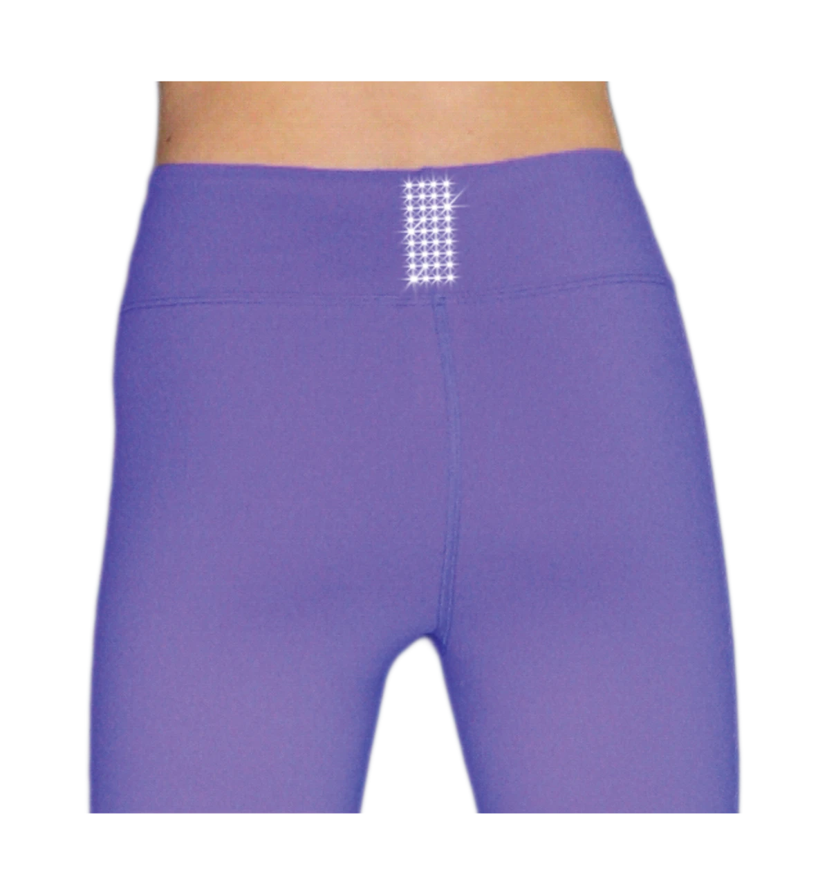 ChloeNoel PS711 Solid Color Skinny Yoga Off Ice Elite Figure Skating Pants W/ Front Pocket And Swarovski Crystal Block 4 ChloeNoel PS711 Solid Color Skinny Yoga Off Ice Elite Figure Skating Pants W/ Front Pocket And Swarovski Crystal Block - Image 4