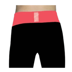 ChloeNoel PS792 3" Waist Band Black/Color Cuffs Elite Figure Skating Pants & Front Pocket & Swarovski Crystal Block -Paramount Happy Shop PS792 CR back 24145.1655362204