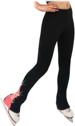 Chloe Noel PS883P Contract Elite Polartec Spiral Fleece Figure Skating Pants With Crystals -Paramount Happy Shop PS883P CR 27337.1655364491