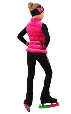 IceDress Figure Skating Outfit - Thermal - Velvet Butterfly With Vest (Hot Pink) -Paramount Happy Shop a1a7586933ed 18067 46034 66169.1582444690