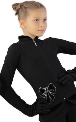 IceDress Figure Skating Outfit - Thermal - Butterfly(Black With Velvet And Crystals Preciosa) -Paramount Happy Shop a1af5afaac27 86629 50570 27821.1582433257