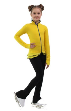 IceDress Figure Skating Outfit - Thermal - Minx (Yellow, Cornflower, Black) -Paramount Happy Shop ae7a0cd2aea8 46745 91653 71891.1582510302
