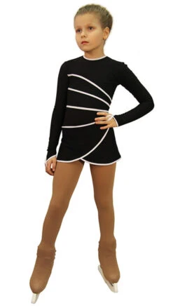 IceDress Figure Skating Dress-Thermal - Grace (Black With White Line) -Paramount Happy Shop b02bc17433d06a966993c026b0c51887 15400 27945 20085 38491 99407 21941.1582448009