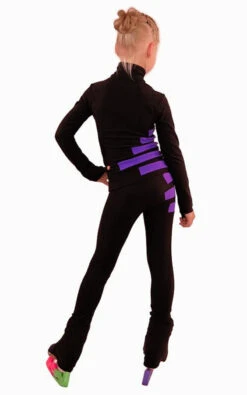 IceDress Figure Skating Outfit - Thermal - IceCode (Black With Purple) -Paramount Happy Shop b1374f58b804 07855 50320 52299.1582438979