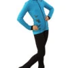 IceDress Figure Skating Outfit - Thermal - Flying (Blue With Black)