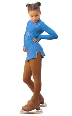 IceDress Figure Skating Dress - Thermal - Super Star (Blue With Rhinestones) -Paramount Happy Shop b3a45595419e 60058 82831 09108.1582469140