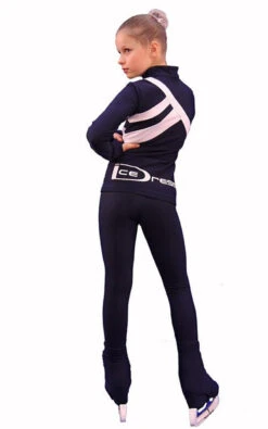 IceDress Figure Skating Outfit - Thermal - IceDress (Dark Gray With White) -Paramount Happy Shop b5dc09bffb1c 90116 31632 33180.1582435156