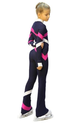IceDress - Figure Skating Training Overalls - Quad (Dark Blue. Fuchsia And White) -Paramount Happy Shop b615f040648f 63886 97965.1582442564