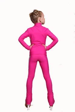 IceDress Figure Skating Outfit - Thermal - Olympus (Fuchsia With White Lamps) -Paramount Happy Shop b625ea39cba0 84069.1600954792