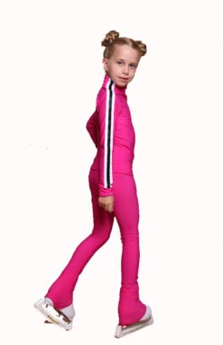 IceDress Figure Skating Outfit - Thermal - Olympus (Fuchsia With White Lamps) -Paramount Happy Shop b68943f7c87d 92927.1600954792