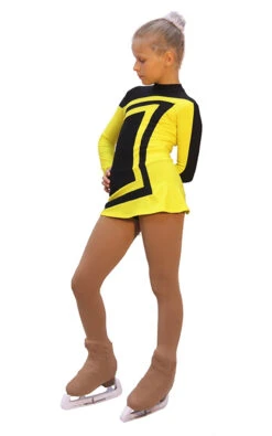 IceDress Figure Skating Dress-Thermal - Avangard (20-40% OFF, Black With Yellow) -Paramount Happy Shop bccc082a2f46 13387 00541 83467 36094 74081 61915.1643229599