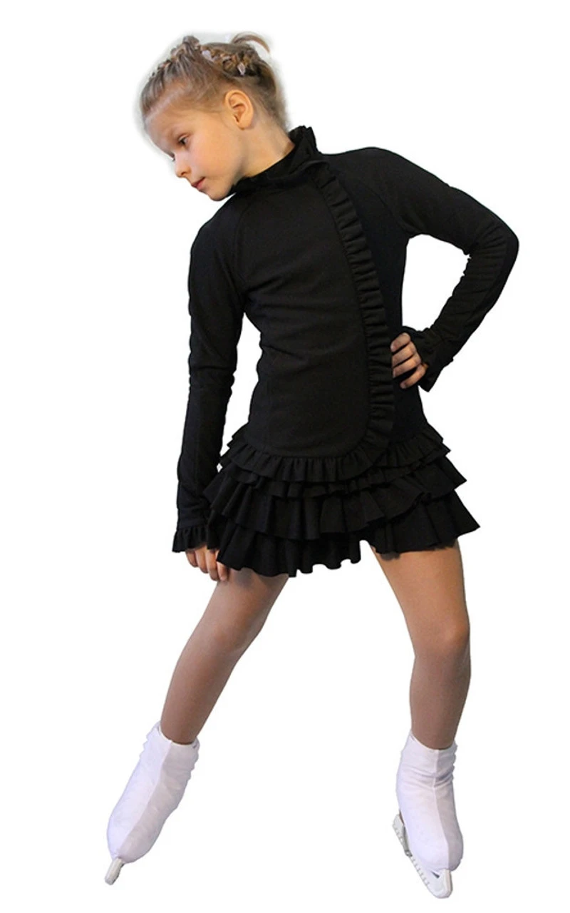 IceDress Figure Skating Outfit - Thermal - Valley (15% OFF, Size CL, Black) 3 IceDress Figure Skating Outfit - Thermal - Valley (15% OFF, Size CL, Black) - Image 3