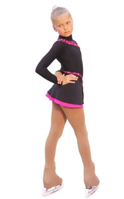 IceDress Figure Skating Dress-Thermal - Lasso(25% OFF, Black With Fuchsia) -Paramount Happy Shop cc9a132a5a1e 53905 94487 97062 80841 81301 18420.1651879902