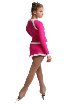 IceDress Figure Skating Dress - Thermal - IceSports (Fuchsia With White) -Paramount Happy Shop cf127f9b18f6 97595 88239 70747.1582531896